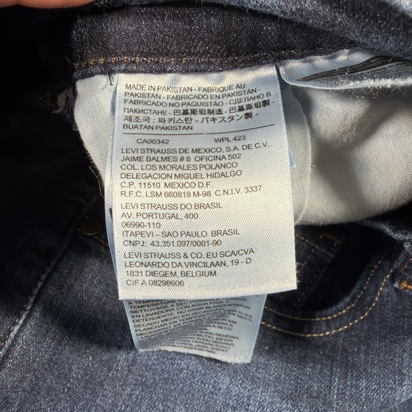 Levis Womens 515 Boot Cut Blue Jeans 31 X 30 (FITS 32 X 29) Western Riding Denim - Picture 6 of 13